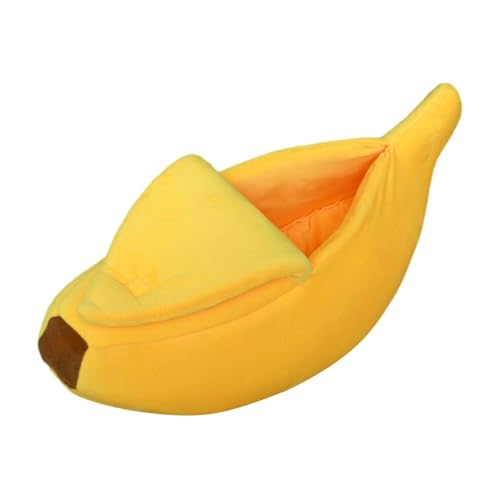 DNCG Guinea-Bett, atmungsaktiv, weiches Plüsch-Hamsternest, warmes, gemütliches Bananenbett, waschbar, geschlossen, niedliches Hamsterbett, bequemes Kleintier, Winternest, Hamsterkäfig DNCG Guinea-Bett, atmungsaktiv, weiches Plüsch-Hamsternest, warmes, gemütliches Bananenbett, waschbar, geschlossen, niedliches Hamsterbett, bequemes Kleintier, Winternest, Hamsterkäfig von DNCG