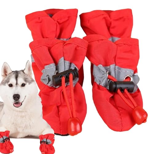 Hundeschutzstiefel, rutschfeste Hundepfote, verstellbar, Nylontuch, Wasserschuhe, wetterfeste Hundeschuhe, Streifen, rutschfeste Sohle, Hundestiefel & Pfotenschutz, Pfotenschutz Hundeschutzstiefel, rutschfeste Hundepfote, verstellbar, Nylontuch, Wasserschuhe, wetterfeste Hundeschuhe, Streifen, rutschfeste Sohle, Hundestiefel & Pfotenschutz, Pfotenschutz von DNCG
