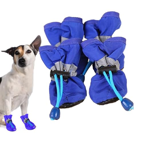 Hundeschutzstiefel, rutschfeste Hundepfote, verstellbar, Nylontuch, Wasserschuhe, wetterfeste Hundeschuhe, Streifen, rutschfeste Sohle, Hundestiefel & Pfotenschutz, Pfotenschutz Hundeschutzstiefel, rutschfeste Hundepfote, verstellbar, Nylontuch, Wasserschuhe, wetterfeste Hundeschuhe, Streifen, rutschfeste Sohle, Hundestiefel & Pfotenschutz, Pfotenschutz von DNCG
