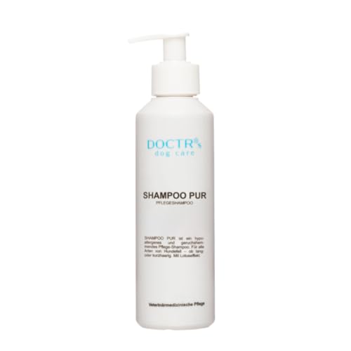 DOCTRs Hundeshampoo – Pflegeshampoo – gegen Gerüche – Insekten und Parasitenabweisend – erregerhemmend – reduziert Haaren – pH-adaptiv – lebensmittelecht – ohne Duftstoffe – Shampoo PUR DOCTRs Hundeshampoo – Pflegeshampoo – gegen Gerüche – Insekten und Parasitenabweisend – erregerhemmend – reduziert Haaren – pH-adaptiv – lebensmittelecht – ohne Duftstoffe – Shampoo PUR von DOCTR