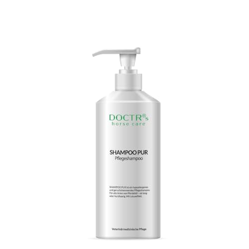 DOCTRs Pferdeshampoo – Pflegeshampoo – gegen Gerüche – Insekten und Parasitenabweisend – erregerhemmend – reduziert Haaren – pH-adaptiv – lebensmittelecht – ohne Duftstoffe – Shampoo PUR DOCTRs Pferdeshampoo – Pflegeshampoo – gegen Gerüche – Insekten und Parasitenabweisend – erregerhemmend – reduziert Haaren – pH-adaptiv – lebensmittelecht – ohne Duftstoffe – Shampoo PUR von DOCTR