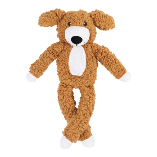DODODOLA Hundespielzeug, Plüsch, Teilfüllung, Kauspielzeug für Welpen, zum Zahnen, weich, quietschend, für kleine, mittelgroße und große Hunde DODODOLA Hundespielzeug, Plüsch, Teilfüllung, Kauspielzeug für Welpen, zum Zahnen, weich, quietschend, für kleine, mittelgroße und große Hunde von DODODOLA