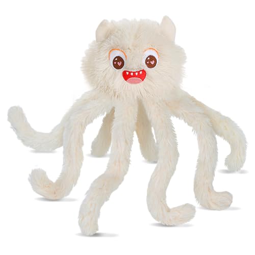 DODODOLA Hundespielzeug, quietschendes Hundespielzeug mit Knisterpapier, niedlicher gefüllter Oktopus, langlebiges Hundespielzeug für große Rassen, Kauspielzeug für kleine, mittelgroße und große Hunde DODODOLA Hundespielzeug, quietschendes Hundespielzeug mit Knisterpapier, niedlicher gefüllter Oktopus, langlebiges Hundespielzeug für große Rassen, Kauspielzeug für kleine, mittelgroße und große Hunde von DODODOLA