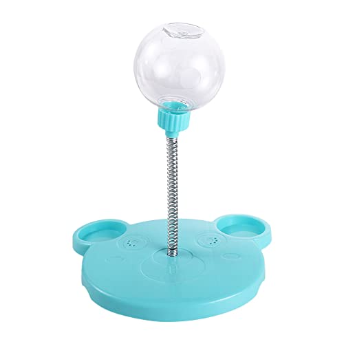 Futterspender mit Leckerli-Bällen für Haustiere, lustiger Futterspender mit Läckerli-Bällen for Haustiere, langsame Fütterung Futterspender for Katzen und kleine Hunde for Jagen und Trainieren.(Blue) von DOEMTY