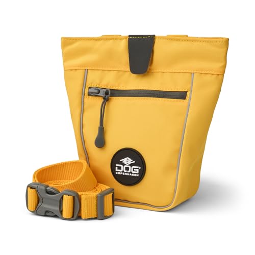 DOG Copenhagen Go Explore Leckerli-Tasche mit Kotbeutelspender, Lemon, One Size von DOG Copenhagen