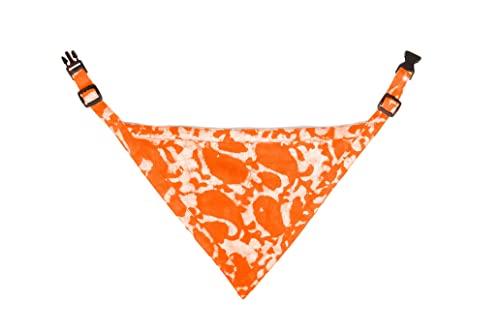 Unbugz-It Bandana, Größe M, abstraktes Orange (25,4 x 17,8 cm) von Dog Gone Smart