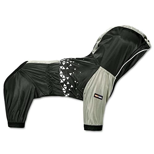 Dog Helios Vortex Hundejacke, wasserdicht, Größe L, Schwarz von DOG HELIOS