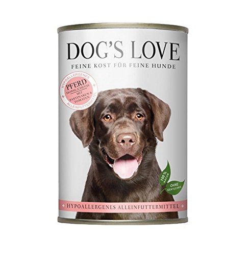 DOG'S LOVE Hyperallergen Pferd mit Pastinaken & Tomaten (18 x 400g) von DOG'S LOVE LOVE