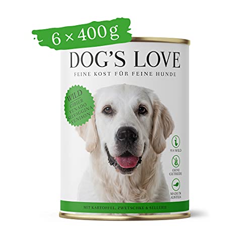 DOG'S LOVE Classic Wild, 6er-Pack (6 x 400g) von DOG'S LOVE