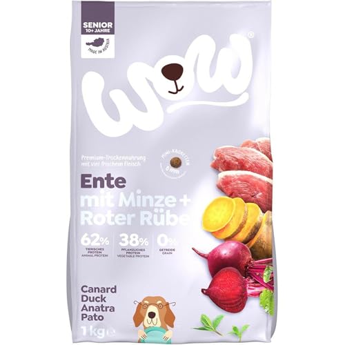 WOW Hundefutter Minis Senior Ente – 1 kg WOW Hundefutter Minis Senior Ente – 1 kg von DOG'S LOVE