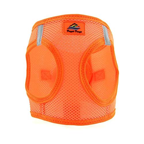 Doggie Design Hundegeschirr ohne Würgen, einfaches Hineinsteigen und Go-Hundeweste für kleine, mittelgroße und große Rassen, atmungsaktives Mesh-Polyester-Haustiergeschirr, Jägerorange, Größe L Doggie Design Hundegeschirr ohne Würgen, einfaches Hineinsteigen und Go-Hundeweste für kleine, mittelgroße und große Rassen, atmungsaktives Mesh-Polyester-Haustiergeschirr, Jägerorange, Größe L von DOGGIE DESIGN