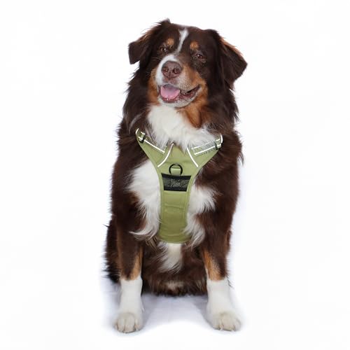 Doggie Design Venture Paw No Pull Hundegeschirr, einfach verstellbares Welpengeschirr, Anti-Zieh-Hundehalsband für Spaziergänge und Outdoor-Abenteuer, Aspen, XL Doggie Design Venture Paw No Pull Hundegeschirr, einfach verstellbares Welpengeschirr, Anti-Zieh-Hundehalsband für Spaziergänge und Outdoor-Abenteuer, Aspen, XL von DOGGIE DESIGN