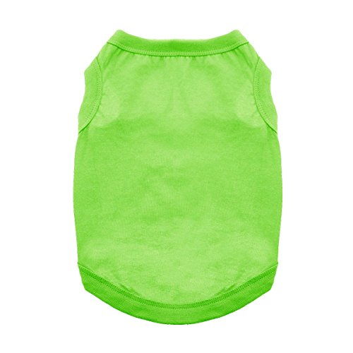 DoggieDesign Hund Design 100% Baumwolle Hund Tank Farbe, 2XL, Grün DoggieDesign Hund Design 100% Baumwolle Hund Tank Farbe, 2XL, Grün von DOGGIE DESIGN