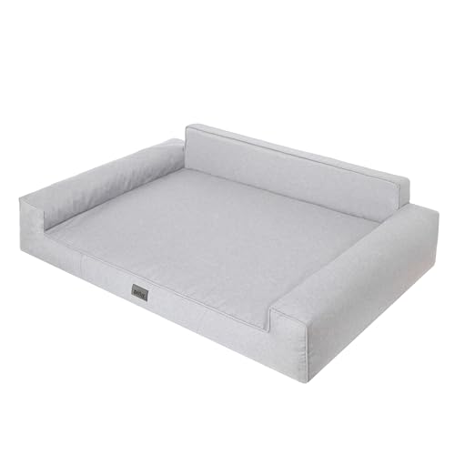 DOGGY Hundebett, Hundematratze, Hundecouch, für kleine und große Hunde, Hundekissen, Hundekorb, Haustier, Schlafplatz, Hundemöbel, Grau, XXL: 116x78 cm DOGGY Hundebett, Hundematratze, Hundecouch, für kleine und große Hunde, Hundekissen, Hundekorb, Haustier, Schlafplatz, Hundemöbel, Grau, XXL: 116x78 cm von DOGGY