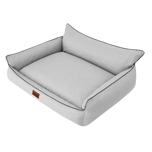 DOGGY Hundebett Haustierbett Hundeliege Kissen Liegen Hundekissen Bett Sofa Hundematratze Tierbett Hundesofa Matratze, Asche Ökoleinen, L - 64 x 49 cm DOGGY Hundebett Haustierbett Hundeliege Kissen Liegen Hundekissen Bett Sofa Hundematratze Tierbett Hundesofa Matratze, Asche Ökoleinen, L - 64 x 49 cm von DOGGY