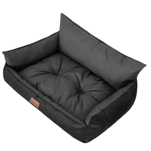 DOGGY Hundebett - Hundekorb für kleine mittelgroße & große Hunde – Haustierbett – Hundesofa – Hundematratze - Tierbett - XL 82x63 cm - Graphit DOGGY Hundebett - Hundekorb für kleine mittelgroße & große Hunde – Haustierbett – Hundesofa – Hundematratze - Tierbett - XL 82x63 cm - Graphit von DOGGY