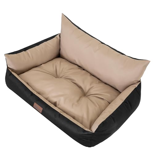 DOGGY Hundebett - Hundekorb für kleine mittelgroße & große Hunde – Haustierbett – Hundesofa – Hundematratze - Tierbett - XXL 106x80 cm - Beige DOGGY Hundebett - Hundekorb für kleine mittelgroße & große Hunde – Haustierbett – Hundesofa – Hundematratze - Tierbett - XXL 106x80 cm - Beige von DOGGY