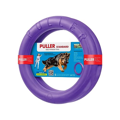 Puller Standard, 2 Stück, Spielringe, Fitnessgerät für Hunde, Interaktives Spielzeug für Hunde,Wasserspielzeug, Wurfspielzeug, 28x4 cm Puller Standard, 2 Stück, Spielringe, Fitnessgerät für Hunde, Interaktives Spielzeug für Hunde,Wasserspielzeug, Wurfspielzeug, 28x4 cm von DOGGY
