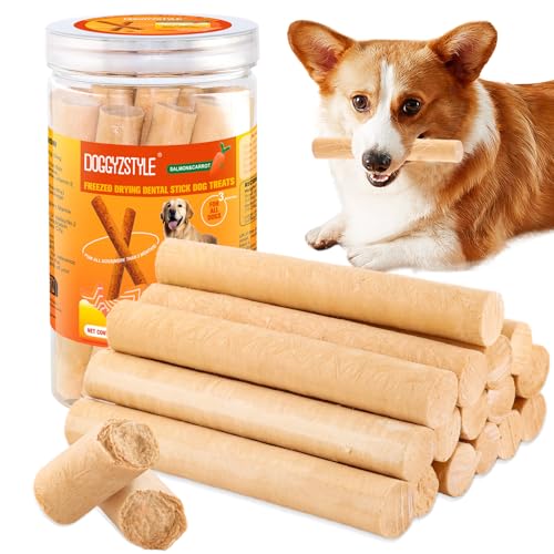 100g Lachssticks für Hunde, echter Lachs und Karotten, leicht verdauliche, proteinreiches Hundeleckerli, erfrischt den Atem gesund, Hundelachs Jerky Leckereien, für alle Rassen 100g Lachssticks für Hunde, echter Lachs und Karotten, leicht verdauliche, proteinreiches Hundeleckerli, erfrischt den Atem gesund, Hundelachs Jerky Leckereien, für alle Rassen von DOGGYZSTYLE