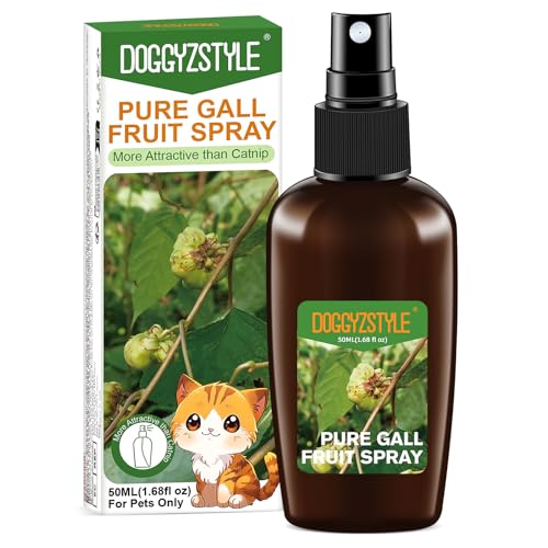DOGGYZSTYLE Katzenminze Spray mit Silvervine Fruit,Ansprechender als Katzenminze Spray,Cat Scratch Spray für das Training im Freien,Passend für alle Katzen,50ml/1.69 FL oz DOGGYZSTYLE Katzenminze Spray mit Silvervine Fruit,Ansprechender als Katzenminze Spray,Cat Scratch Spray für das Training im Freien,Passend für alle Katzen,50ml/1.69 FL oz von DOGGYZSTYLE