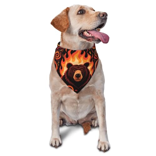 Angry Bear Hundehalstücher & Haustier-Schals – Stilvolle und bequeme Hundeschals für kleine, mittelgroße und große Hunde Angry Bear Hundehalstücher & Haustier-Schals – Stilvolle und bequeme Hundeschals für kleine, mittelgroße und große Hunde von DOGJTYUEH