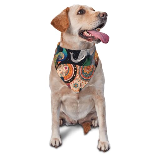 Hundehalstücher und Haustier-Schals in Elefantenform, stilvolle und bequeme Hundehalstücher für kleine, mittelgroße und große Hunde von DOGJTYUEH