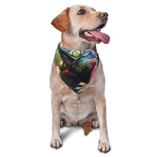Hundehalstücher und Haustierschals mit Eidechsenmotiv – stilvolle und bequeme Hundehalstücher für kleine, mittelgroße und große Hunde Hundehalstücher und Haustierschals mit Eidechsenmotiv – stilvolle und bequeme Hundehalstücher für kleine, mittelgroße und große Hunde von DOGJTYUEH