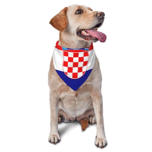 Hundehalstücher & Haustierschals mit Flagge der Republik Kroatien – stilvolle und bequeme Hundeschals für kleine, mittelgroße und große Hunde Hundehalstücher & Haustierschals mit Flagge der Republik Kroatien – stilvolle und bequeme Hundeschals für kleine, mittelgroße und große Hunde von DOGJTYUEH