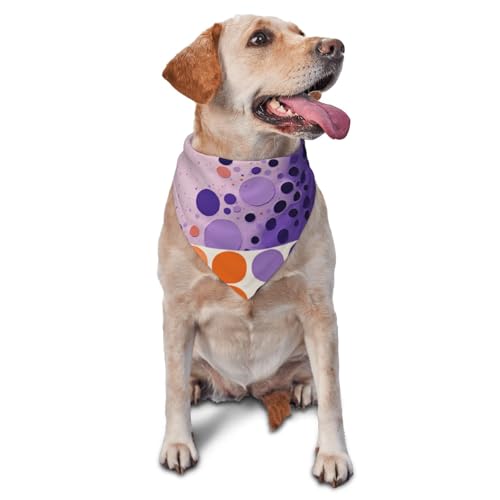 Hundehalstücher und Haustierschals mit farbigen Punkten – stilvolle und bequeme Hundeschals für kleine, mittelgroße und große Hunde Hundehalstücher und Haustierschals mit farbigen Punkten – stilvolle und bequeme Hundeschals für kleine, mittelgroße und große Hunde von DOGJTYUEH