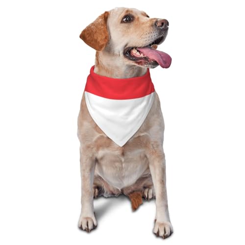 Hundehalstücher & Haustierschals mit indonesischer Flagge, stilvolle und bequeme Hundeschals für kleine, mittelgroße und große Hunde Hundehalstücher & Haustierschals mit indonesischer Flagge, stilvolle und bequeme Hundeschals für kleine, mittelgroße und große Hunde von DOGJTYUEH