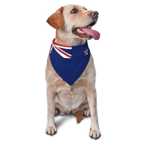 Hundehalstücher und Haustierschals mit neuseeländischer Flagge, stilvolle und bequeme Hundeschals für kleine, mittelgroße und große Hunde Hundehalstücher und Haustierschals mit neuseeländischer Flagge, stilvolle und bequeme Hundeschals für kleine, mittelgroße und große Hunde von DOGJTYUEH