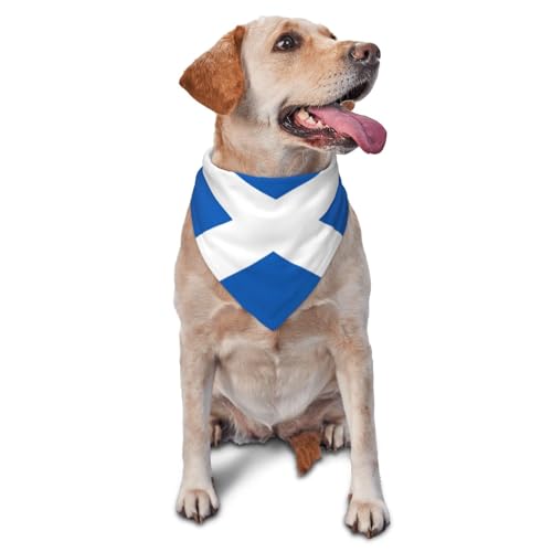 Hundehalstücher und Haustierschals mit schottischer Flagge, stilvolle und bequeme Hundeschals für kleine, mittelgroße und große Hunde Hundehalstücher und Haustierschals mit schottischer Flagge, stilvolle und bequeme Hundeschals für kleine, mittelgroße und große Hunde von DOGJTYUEH