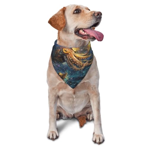 Strange Octopus Hundehalstücher & Haustier-Schals – stilvolle und bequeme Hundeschals für kleine, mittelgroße und große Hunde Strange Octopus Hundehalstücher & Haustier-Schals – stilvolle und bequeme Hundeschals für kleine, mittelgroße und große Hunde von DOGJTYUEH