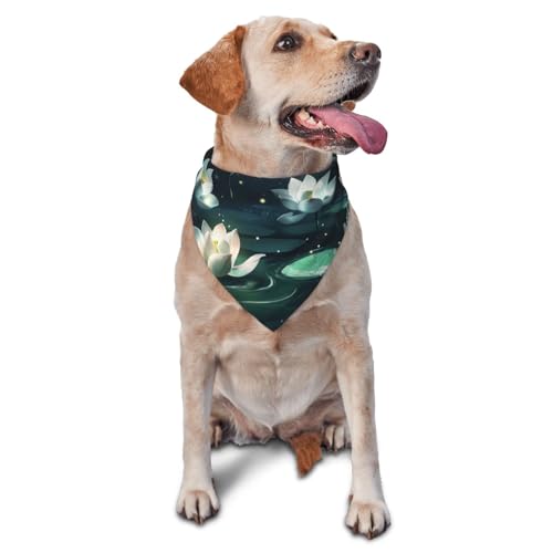 Water Lotus Hundehalstücher & Haustierschals – Stilvolle und bequeme Hundeschals für kleine, mittelgroße und große Hunde Water Lotus Hundehalstücher & Haustierschals – Stilvolle und bequeme Hundeschals für kleine, mittelgroße und große Hunde von DOGJTYUEH