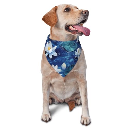 White Lotus Hundehalstücher & Haustierschals – Stilvolle und bequeme Hundeschals für kleine, mittelgroße und große Hunde White Lotus Hundehalstücher & Haustierschals – Stilvolle und bequeme Hundeschals für kleine, mittelgroße und große Hunde von DOGJTYUEH