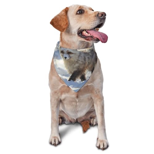 arctic Fox Hundehalstücher & Haustierschals, stilvolle und bequeme Hundeschals für kleine, mittelgroße und große Hunde arctic Fox Hundehalstücher & Haustierschals, stilvolle und bequeme Hundeschals für kleine, mittelgroße und große Hunde von DOGJTYUEH