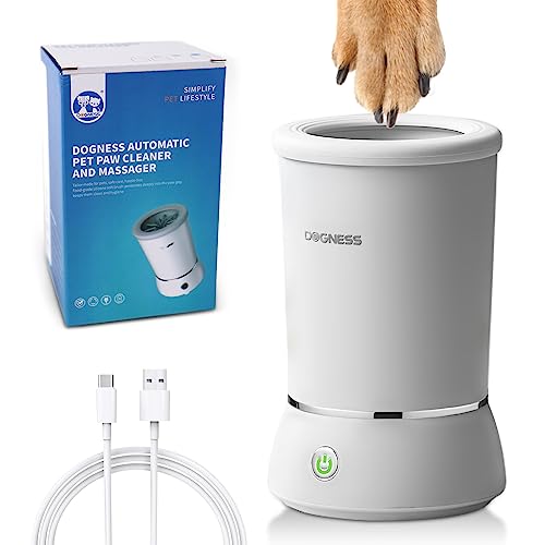 DOGNESS Automatisch Pfotenreiniger für Hunde, Elektrisch Hundepfoten Reiniger, USB Wiederaufladbar 360° Rundum Hunde Pfotenreiniger DOGNESS Automatisch Pfotenreiniger für Hunde, Elektrisch Hundepfoten Reiniger, USB Wiederaufladbar 360° Rundum Hunde Pfotenreiniger von DOGNESS