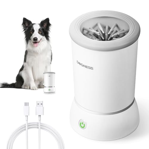 DOGNESS Automatisch Pfotenreiniger für Hunde, Elektrisch Hundepfoten Reiniger, USB Wiederaufladbar 360° Rundum Hunde Pfotenreiniger DOGNESS Automatisch Pfotenreiniger für Hunde, Elektrisch Hundepfoten Reiniger, USB Wiederaufladbar 360° Rundum Hunde Pfotenreiniger von DOGNESS