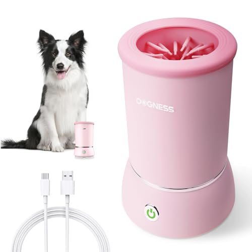 DOGNESS Automatisch Pfotenreiniger für Hunde, Elektrisch Hundepfoten Reiniger, USB Wiederaufladbar 360° Rundum Hunde Pfotenreiniger DOGNESS Automatisch Pfotenreiniger für Hunde, Elektrisch Hundepfoten Reiniger, USB Wiederaufladbar 360° Rundum Hunde Pfotenreiniger von DOGNESS
