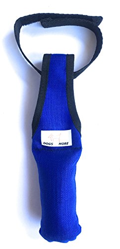 DOGS and MORE - Bringsel mit Gurt- & Klettband (Verweiser-Dummy) (Blau) von DOGS and MORE