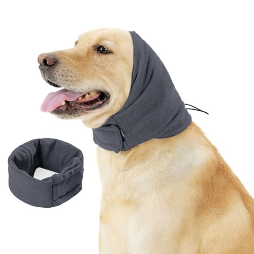 Hundeschutz, hochelastischer Polyester-Gehörschutz, bequem und atmungsaktiv, warm, geräuschreduzierend, winddicht und kältebeständig, Hunde-Ohrenschutz Hundeschutz, hochelastischer Polyester-Gehörschutz, bequem und atmungsaktiv, warm, geräuschreduzierend, winddicht und kältebeständig, Hunde-Ohrenschutz von DOINEUFL
