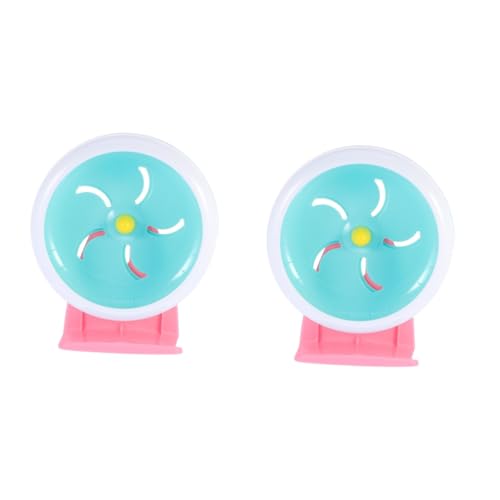 DOITOOL 2 Stücke 18cm Stille Pet Laufrad Hamster Läuft Für Hunde Pet Übung Spielzeug Sicher Design von DOITOOL
