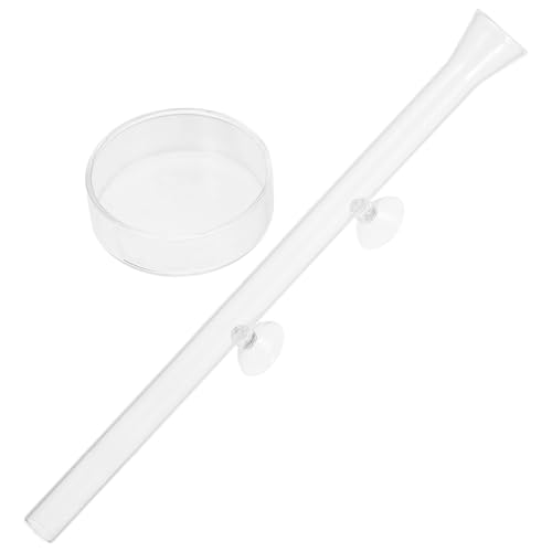 DOITOOL 25 cm Glas-Aquarium-futterspender Für Garnelen Fische Schnecken- Und Garnelen-futterspender-Set DOITOOL 25 cm Glas-Aquarium-futterspender Für Garnelen Fische Schnecken- Und Garnelen-futterspender-Set von DOITOOL
