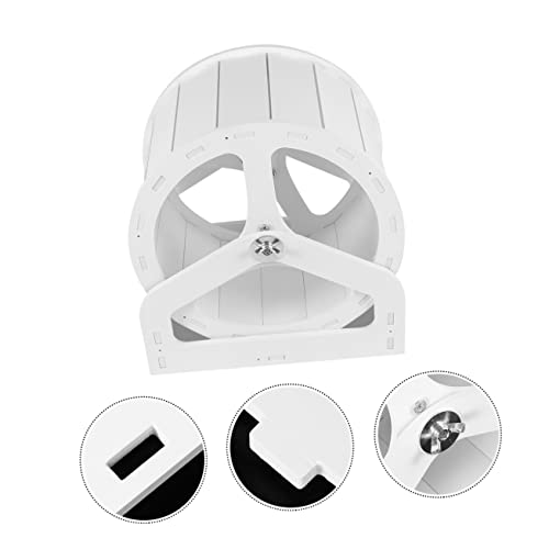 DOITOOL 21cm Hamsterkäfig Liefert PVC-laufrad Kleintier Interaktives Käfigspielzeug von DOITOOL