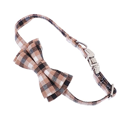 DOITOOL Einstellbare Kragen Plaid Muster Kätzchen Fliege Haustier Kragen Decor Festliche Komfortable von DOITOOL