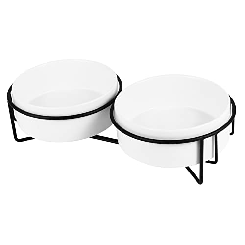 DOITOOL Futter- Und Wasserspender Für Katzen 2-teiliges Tierfutter- Und Wasserspender-Set Keramik-hundenapf Stabiler Ständer DOITOOL Futter- Und Wasserspender Für Katzen 2-teiliges Tierfutter- Und Wasserspender-Set Keramik-hundenapf Stabiler Ständer von DOITOOL