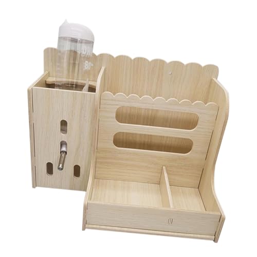 DOITOOL 1 Satz Grasständer Für Haustiere Haltergestell Grashalter Aus Holz Meerschweinchenhalter Futterspender Für Chinchilla Hasenfutterstation Häschen-Feeder Hängend Futtertrog Plastik DOITOOL 1 Satz Grasständer Für Haustiere Haltergestell Grashalter Aus Holz Meerschweinchenhalter Futterspender Für Chinchilla Hasenfutterstation Häschen-Feeder Hängend Futtertrog Plastik von DOITOOL