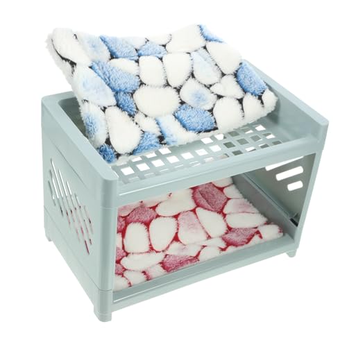 DOITOOL Chinchillas Hängematte Doppel-Layered Pet Bett Praktisch für Hamster Meerschweinchen von DOITOOL