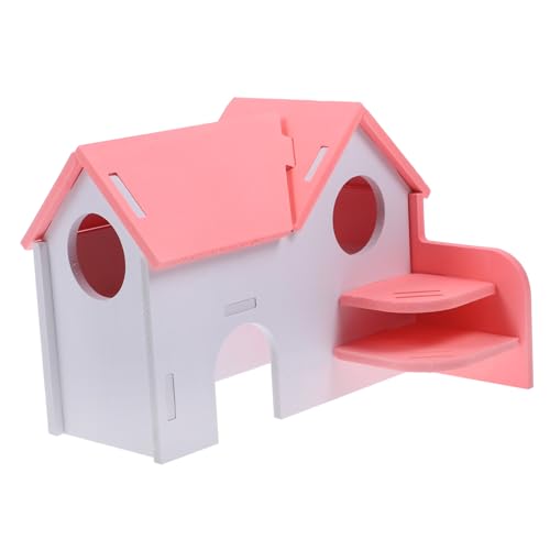 DOITOOL 1 Satz Hamster häuschen Hamster Spielzeug Tierheim Rattenschlafhütte eine Armatur hamger Hamsterhütte Hamster- -Versteck empfindlich Käfig hölzernes Nest von DOITOOL