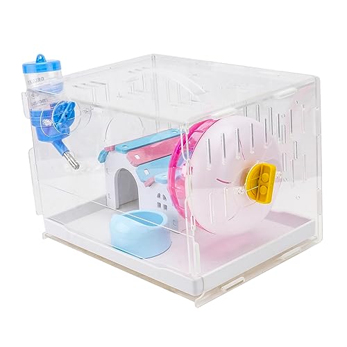 DOITOOL Villa Käfig Für Hamster Acryl Material Sicher Kompakte Größe Zufällige Farbe DOITOOL Villa Käfig Für Hamster Acryl Material Sicher Kompakte Größe Zufällige Farbe von DOITOOL